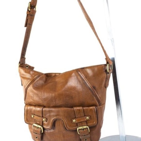 DONATED Brown Stone Mountain leather purse - Picture 2 of 15